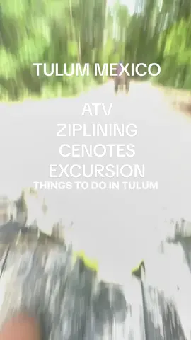 TULUM EXCURSION: atv riding, zip lining & swimming in the cenotes 🌊 the maya adrenaline tour was a great addition to our trip & so much fun! #fun #excursion #activity #jungle #atv #ziplining #cenotes #mayaadrenaline #tulum #mexico #group #adventure 
