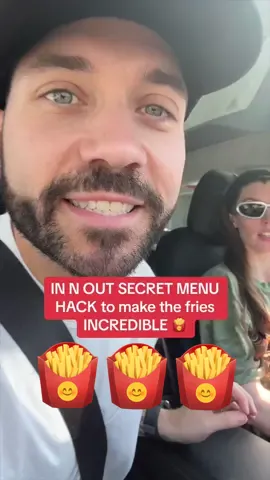 Try this secret menu hack to make the fries incredible! Thank me later 🍟 #innout #frenchfries #secretmenu #foodhacks 