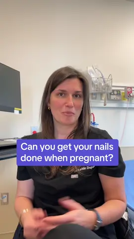 Should you go to a nail salon when pregnant? #pregnant #pregnanttok #pregnancy #pregnanttiktok 