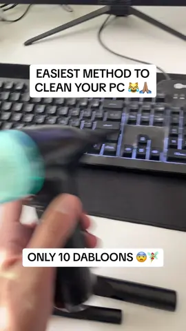 Nah this is way too easy #tiktokshop #ttshop #airdusterpc #airduster 