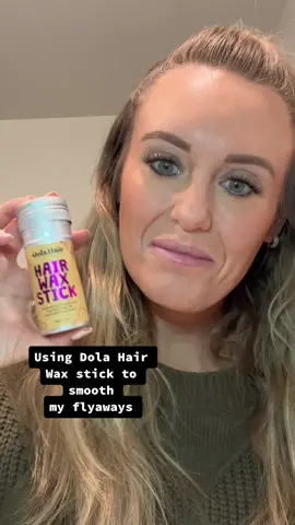 Seriosuly the best hair wax stick by @DOLAHAIRCARE got one for my daughter and quickly realized i can use the is for my own crazy flyaways!! Doesnt take a lot and leaves your hair smooth put together.? #dolahaircar #hairwaxstick #tiktokshop #dolahair #dolahairproducts #hairwax #waxstick 