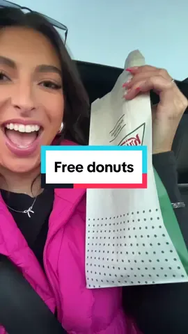 Krispy Kreme free donuts! #krispykreme 