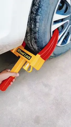 #tiktokshop #ecohardwarenecessary #goodthingstoshare #wheellock #tyrelock #wheelclamp 