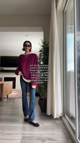 begging the universe to skip me just once #fashiontiktok #springoutfit #jeansoutfit #pov #relatable 