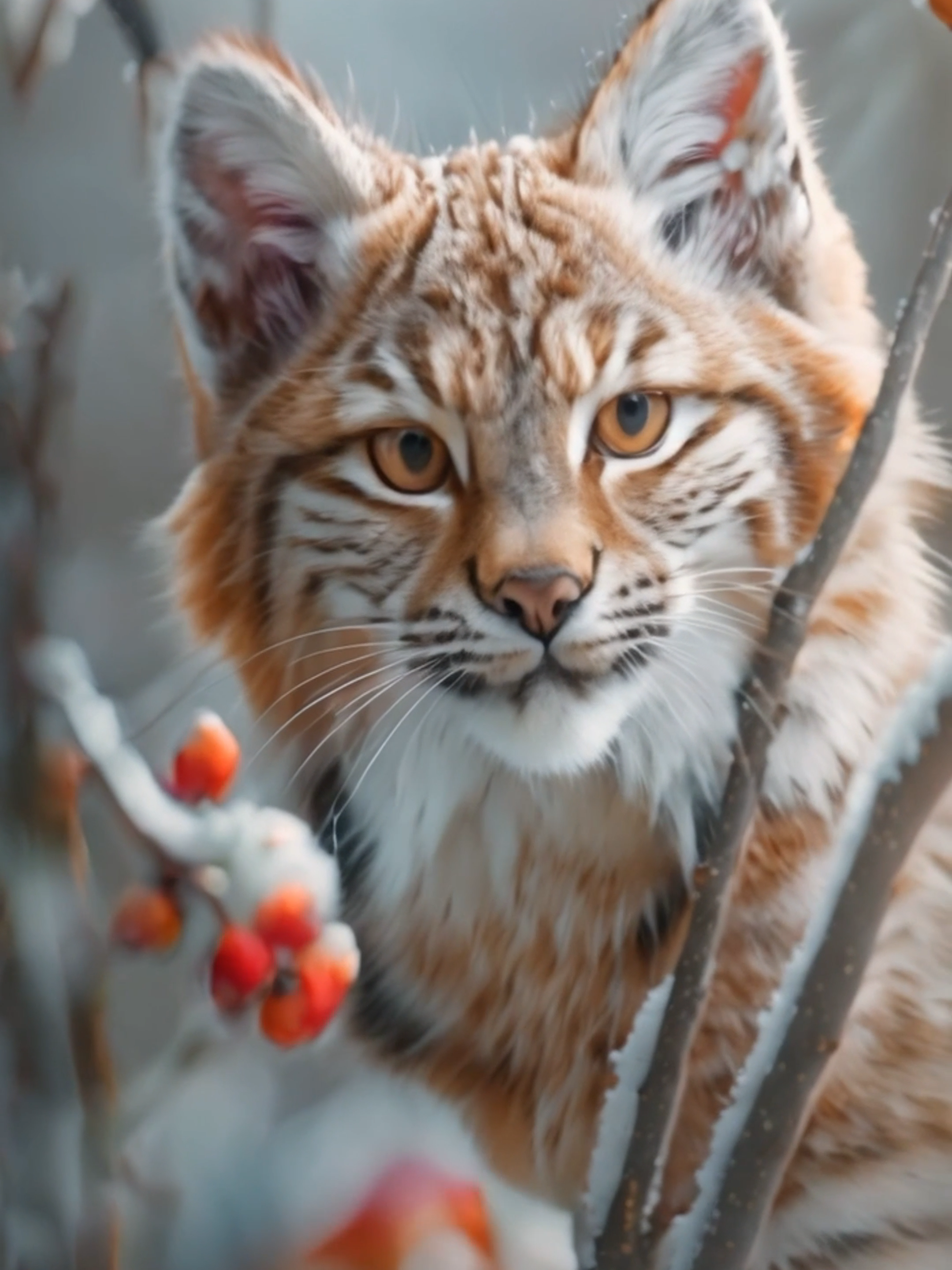 Winter Animals in Nature #nature #animals #relax #suno #RunwayML @runwayml