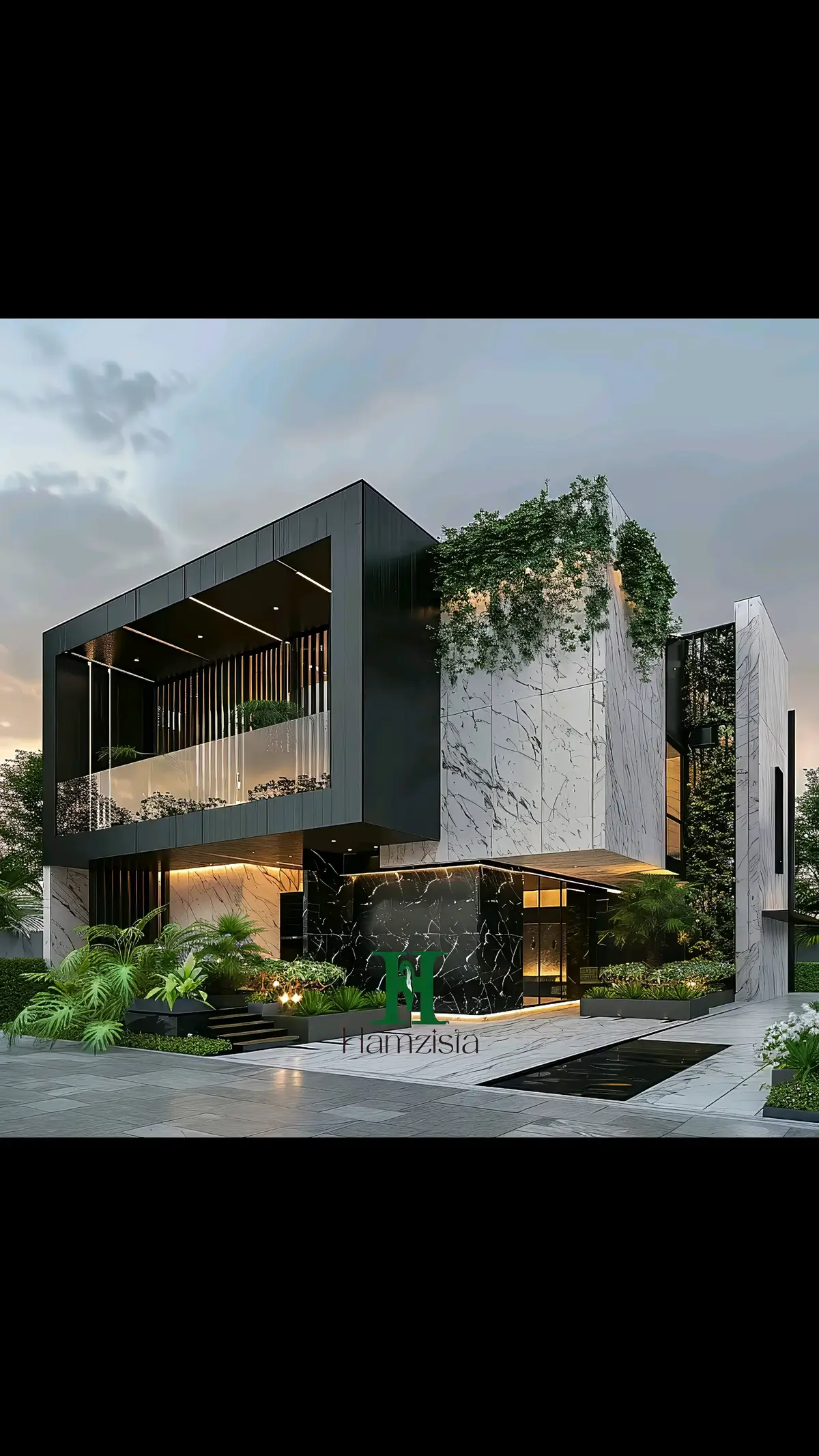 Experience the fusion of art and architecture in this breathtaking facade. . . . . . . . . #luxuryhome #architecturelovers #Hamzista 