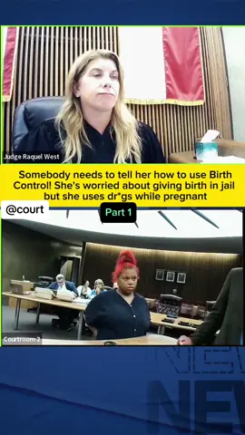 P1. Selfish Mom Disregards The Fact She's About To Give BIRTH! Plus Defendant Won't Give Proof of R X's! #court #zoom #crazy #fyp #arrested #trending #judge #law 