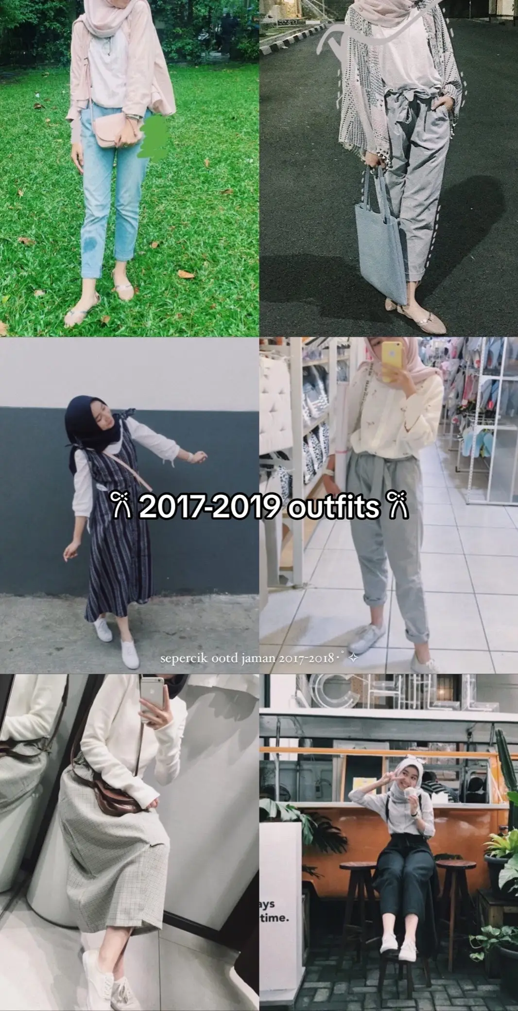 recaaap outfits aku dari 2017-2019!🙇‍♀️ #fyp #outfits #xyzbca 