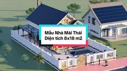 Với diện tích XD 8x18m2. Mẫu nhà cấp 4 mái thái hiện đang là xu hướng năm 2024. #xaydungnhanpho#xaynhatrongoinhanpho #xaynhatrongoibrvt  #xaynhatrongoidongnai  #xaynhatrongoiphumy #xaynhatrongoimiennam   #nhanphoconstruction #NPconstruction #nhadepmiennam #nhanphodesign