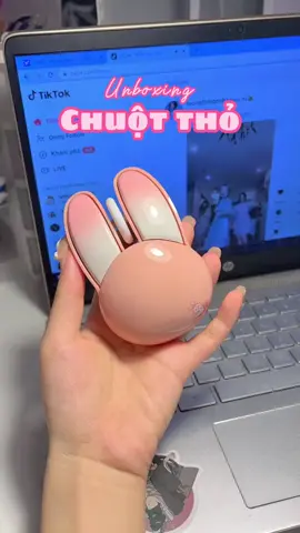 Chuột tai thỏ không dây 🐰 #xuhuong #trending #viral #chuotmaytinh #chuotkhongday #cutebaby #unboxing 