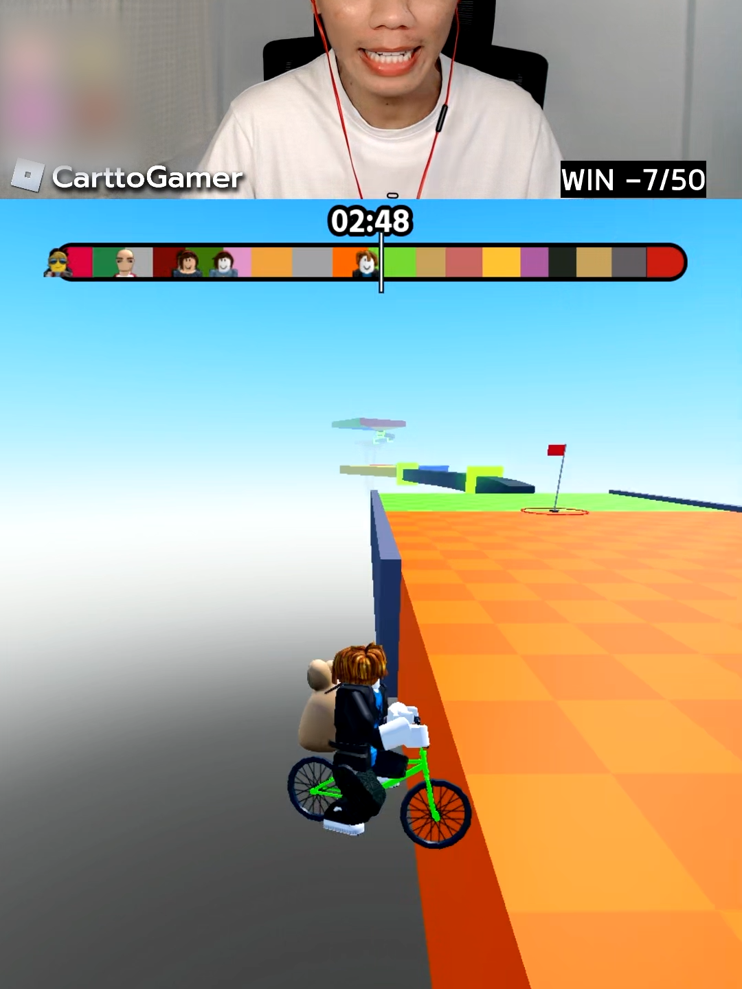 Impossible 0.0000001% Odds! #คาร์ทโตะเกมเมอร์ #carttogamer #roblox