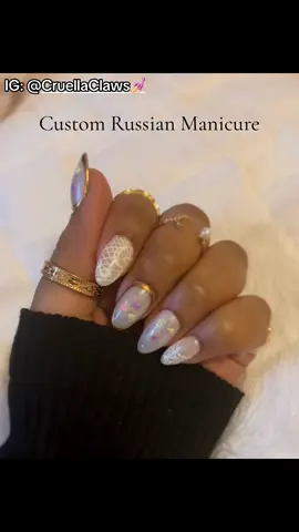 I love my nails 😊 @CruellaClaws 💅🏼 tysm. #customnails #nailtechnyc #nailart #russianmanicure #callmetaivy #cruellaclaws #contentcreator 
