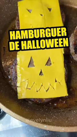 O melhor hambúrguer de HALLOWEEN !! 👻🎃 #credoquedelicia #receita #culinaria