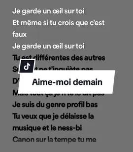 Titre: Aime-moi demain  Artistes: The Shin Sekai & Gradur #spotify #lyrics #Love 