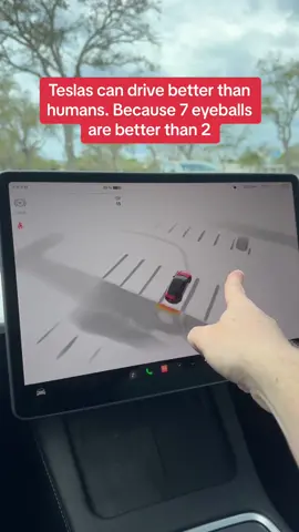 Tesla Vision is actually really impressive. Using the a similar camera that is on your phone, a Tesla is able to process the entire world and drive. 