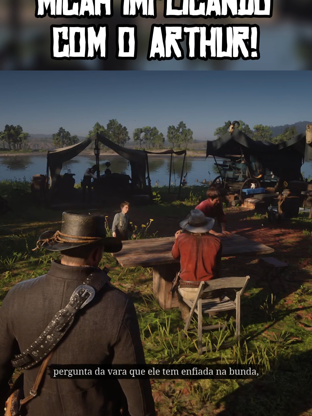 MICAH IMPLICANDO! • DUBLAGEM IA #rdr2 #rdr #rdr2clips #rockstar #reddead2 #reddeadredemption2 #reddeadredemption