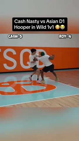 That play style is wild 😭 #1v1 #basketball #cashnasty 