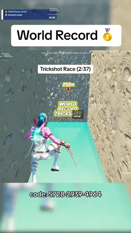 World Record Trickshot Run (Flawless) #fortnite #milo 