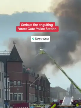 #ForestGate #PoliceStation #Fire #EastLondon #FireEngines 