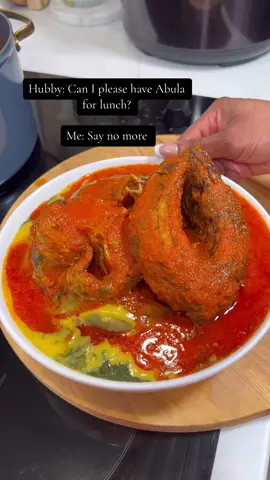 Abula 😍😍😍 You like?  #food #fypシ #nigerianfood #abula 