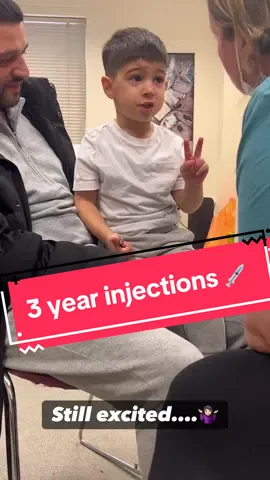 This took a turn REAL quick…….. . . . . . . #injections #needles #funny #happy #crying #sad #kidsoftiktok 