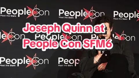 Joseph Quinn at Peope Con SFM6 #josephquinn #joequinn #peopleconvention #dquinn #foryou #parati #fyp 