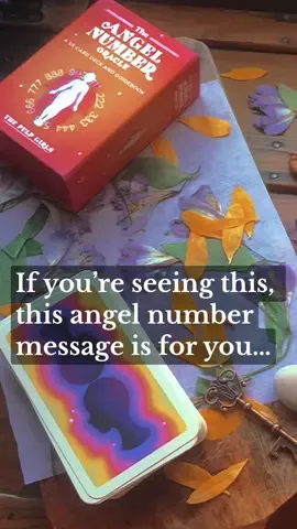 Get your angel number oracle deck now 🩷✨ its really magical! #manifestation #angelnumbers 