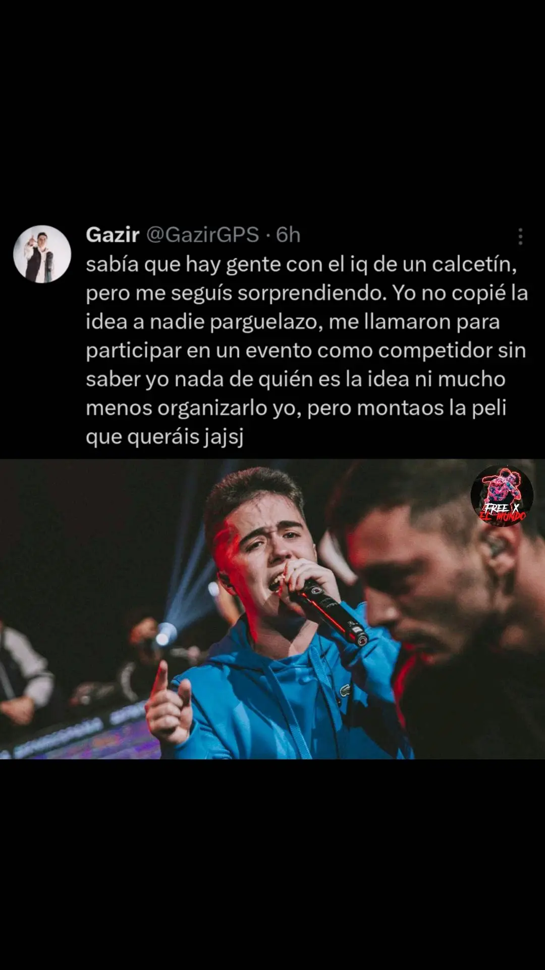 Será qué Chuty se refería a lo qué hizo Gazir? #parati #paratiiiiiiiiiiiiiiiiiiiiiiiiiiiiiii #foryou #viral #viralvideo #viraltiktok #virall #fmschile #fms #urbanroosters #fmsmundial #fmsmundo #fmschile🇨🇱 #fmschile2020 #fmschile2023 #fmschile2021 #fmschile2020 #fmsinternacional  #fmsargentina   #rimas #freestyle #batalladefree #batalladefreestyle #batalladerap #freestylerap #ligadeescritaschile #batalladeescritas #batalladefree #fmsinternacional2024 #fmsinternacional2022  #fmsinternacional2023 #fmsinternacional2021 #fmsinternacional2020 