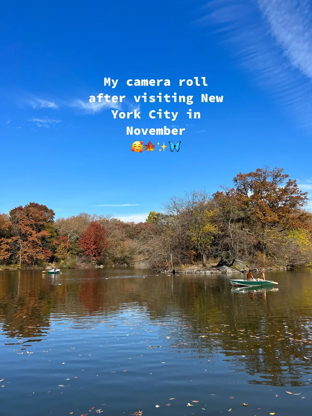 New York City in November is so magical. Such an incredible time to visit in between Halloween and Christmas #newyorkcity #centralpark #fallinnewyork #fall 