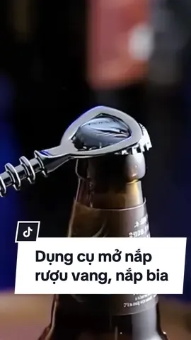 Dụng cụ khui nắp mở nắp rượu vang, mở nắp bia 2 trong 1 tiện lợi. #monapruouvang  #dungcukhuinapchai #caykhuiruouvang #monapchai #monapbia #khuiruouvang #huongdanmo