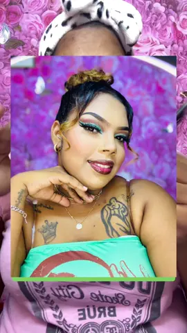 Simple Green Eye Look 🍀😍✨ #getglamm #makeup #carnival #mash #foryoupage #makeupartist #showyourglow #tansition #carnival #fyp #sheglam @SHEGLAM 