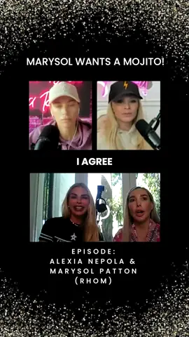 #MarysolPatton wants a mojito! #RHOM #BravoTV #AlexiaNepola #RealHousewivesofMiami #RealHousewives #TwoTsInAPod #TeddiMellencamp #TamraJudge 