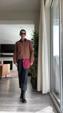 obsessed w how this turned out #fashiontiktok #springoutfit #plaidshirt #jeansoutfit #carharttjacket 