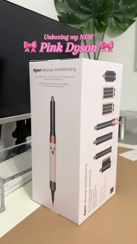 🎀🥹obsessed with the new color #dyson #pinkdyson #dysonairwrap #unbox 