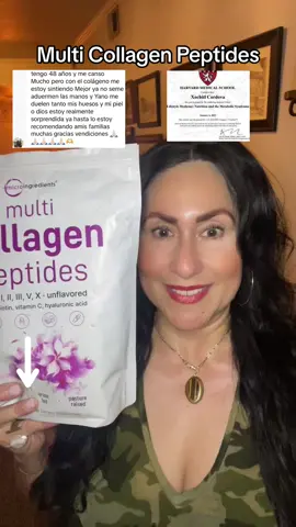 Multi collagen peptide’s Microingridients articulaciones piel cabello uñas #fyp #microingridients #coaachilistico #estilodevida #saludoptima @microingridients