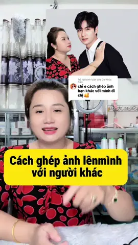 Trả lời @Dạ Khúc Cầm đây nhe chị ghép ảnh mình với người khác #ghepanh #kieudiem7864 #video #chiase 