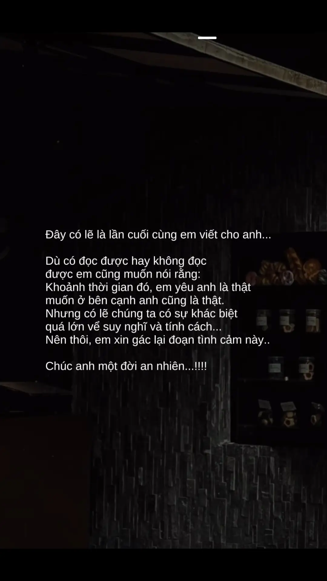 Mệt rồi ko yêu nữa . Cố gắng chẳng được gì .