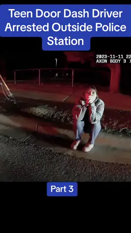 Teen Door Dash Driver Arrested Outside Police Station