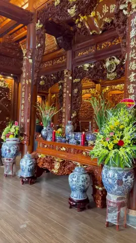 Nhà Thờ Họ 3 Gian Mới Hoàn Thiện Đẹp Quá Cả Nhà Ạ #nhatho #nhathobacbo #tuduong 