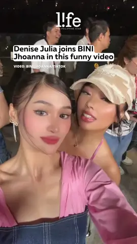 Yun naman talaga real lyrics, right #Bini_Jhoanna? #denisejulia #ppop #EntertainmentNewsPH#celebritynewsph #BINI