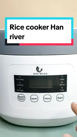 Rice cooker Han river ini low Watt dan disign aesthetic banget #ricecooker #hanriver #ricecookerhanriver #magiccom #belilokal #alatdapur #peralatanrumahtangga 