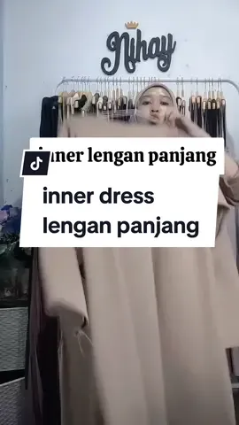 inner dress lengan panjang 🔥🔥