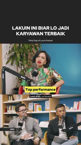 Udah ngga usah mikir kapan dipromosiin, just do your best! Tonton video lengkapnya biar lo dapet banyak tips lainnya! #Career #Unilever #podcastindonesia #thirtydaysoflunchpodcast