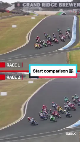 Starting from P2 ✅  Leading at the end of Turn 1 ✅ Both start from Race 1 and Race 2 saw the rider starting from the second spot on the grid leading the race... but not winning it in the end! 😮‍💨 #AustralianWorldSBK 🇦🇺 #WorldSBK #motorcycle #Motorsport #racing #sportsontiktok 