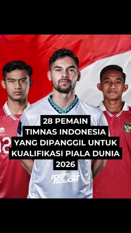 28 Pemain Timnas Indonesia yang dipanggil untuk Kualifikasi Piala Dunia 2026 🇮🇩 #timnas #timnasindonesia #timnasday #footballfandom 