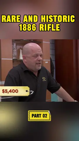 Rare and Historic 1886 Rifle  #pawnstars #pawnstarsdoamerica #pawnshops #pawnstarsricksharrison #viralclip 