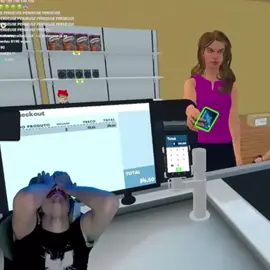 Bistecone jogando sumilador de supermercado | PART.2 #bistecone #simuladorsupermercado #foryo #viral #clips 