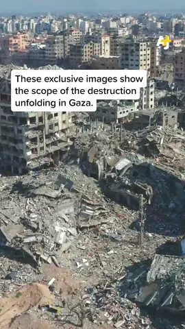 152 days have passed since the start of Israel’s aggression on the Gaza Strip in October.  Exclusive footage from Al Jazeera shows the mass destruction from the 70,000 tons of explosives Israel has dropped on the strip. 