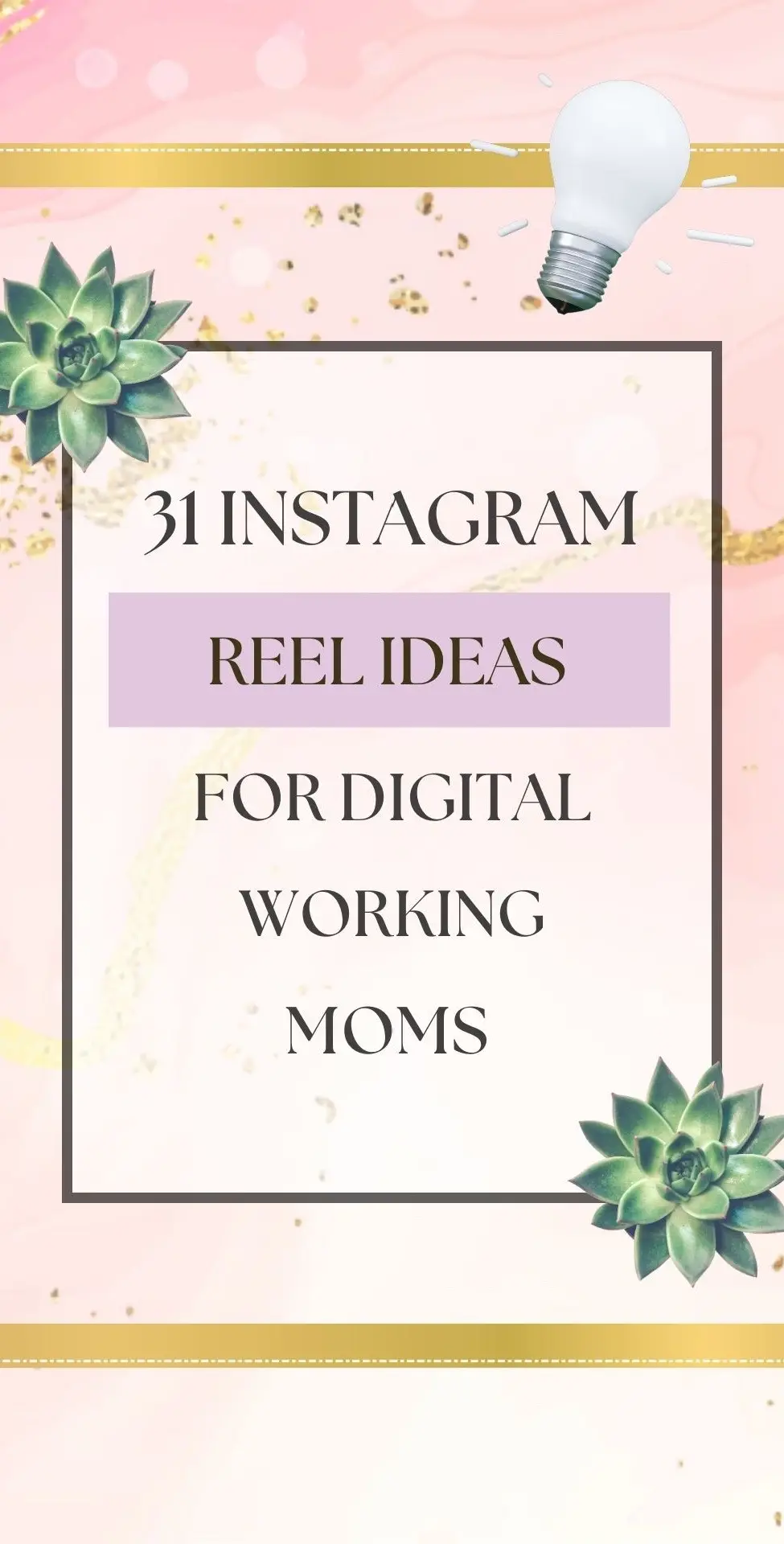 Here they are 👇🏻
 
 21. How to Stay Focused with Kids at Home
 22. Creative Content Ideas for Mompreneurs
 23. Managing Mom Guilt: Tips & Strategies
 24. Mom’s Guide to Outsourcing Tasks
 25. Setting Boundaries for Work-Life Balance
 26. Tech Tools to Simplify Mom’s Life
 27. 5-Minute Self-Care Rituals for Busy Moms
 28. Organizing Family & Work Calendars
 29. Motivational Stories of Mompreneurs
 30. Decluttering Tips for Mom’s Work Space
 31. Celebrating Mom Wins: Small Victories Matter
 
 And there it is!
 
 Keep in mind, your content doesn't have to solely focus on LEPO MAX or DWA or that 7$ course with LM…
 
 Share your distinct narrative, your victories, your methods, and your everyday experiences.
 
 Stay true to yourself and be authentic in all that you produce.
 
 Storytelling is crucial - ensure your content resonates with other working moms.
 
 Let your audience feel acknowledged and understood through your content.
 
 Stay genuine, stay authentic, and continue sharing your remarkable journey with the world.
 
 You're capable of this! 💪
 #lepomax #dwa #socialmediamarketing #legendarymarketer #lm #instagramreels #instagramcontent #socialmediacontent #instagramtips #socialmediatip
