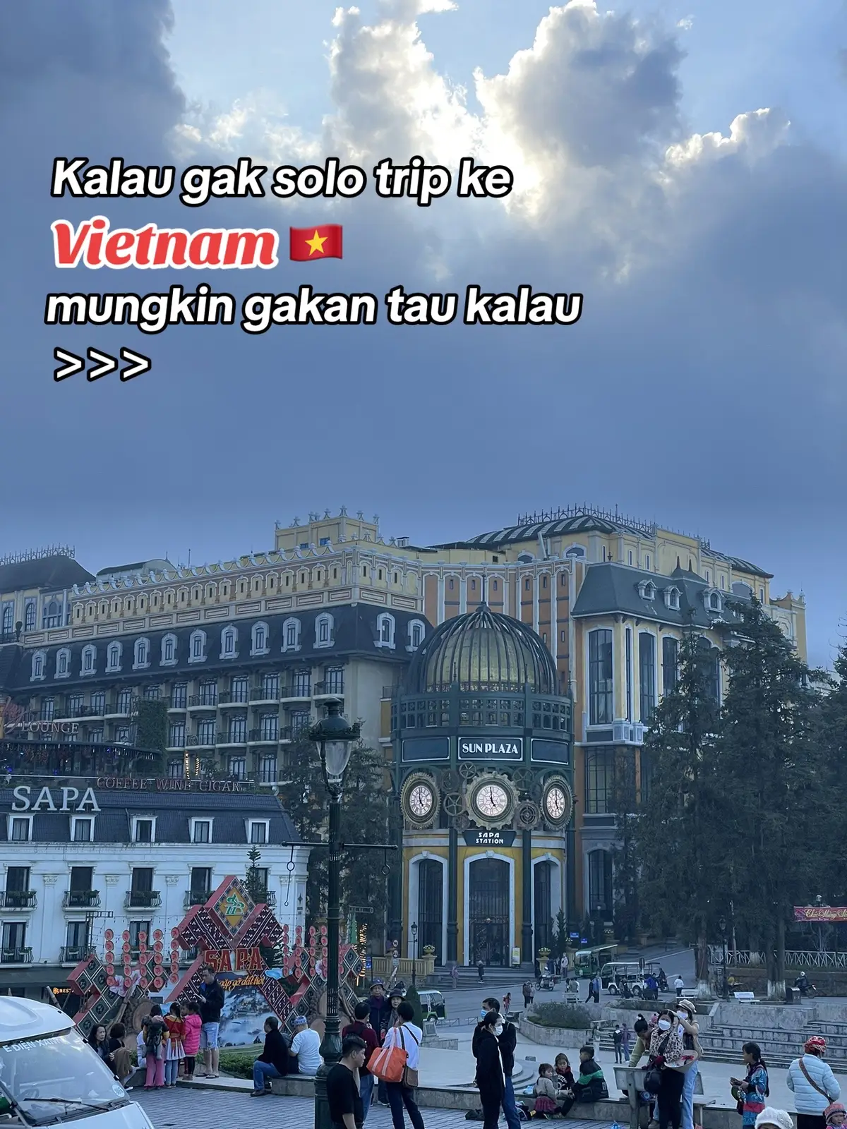 Jangan lupa mampir ke Sapa!!!! 🥹 #explorevietnam #exploresapa #sapahanoi #catcatvillage #sapalake #sapavietnam #solotravel 
